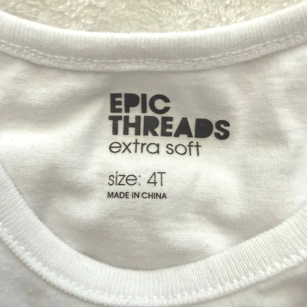 Girls Outfit Lot Size 4T Epic Threads Tops Suzette Blue‎ Athletic Shorts
